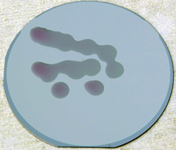 Oxygen plasma treatment makes the aluminum surface hydrophilic